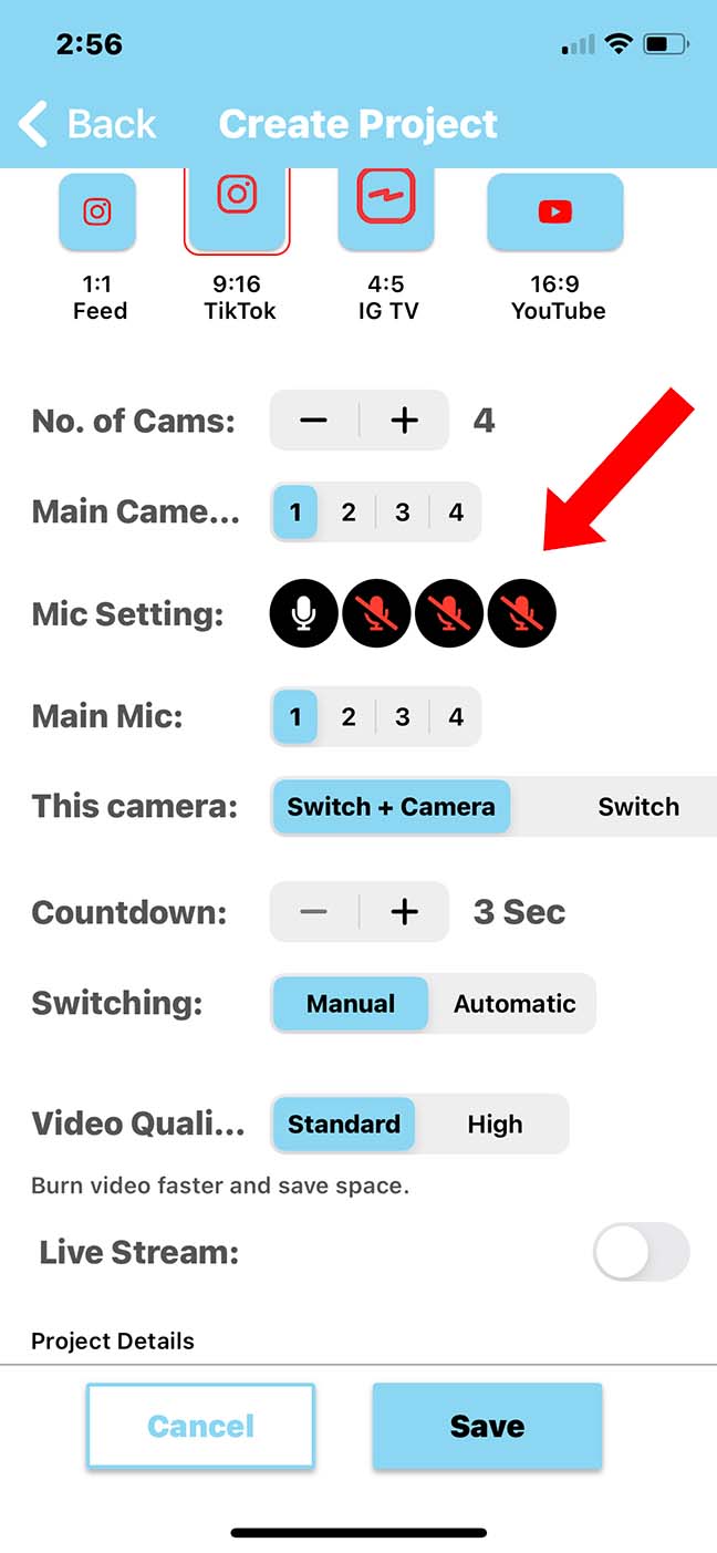 Mic-Setting